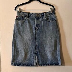 Size 4 Ralph Lauren Knee Length Retro Denim Skirt